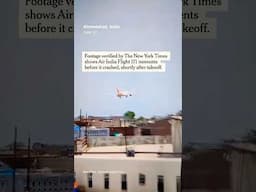 Air India Jet Descends Before Crash