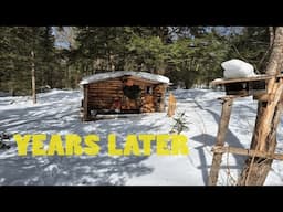 Woodland Log Cabin. Opening The Forgotten Root Cellar