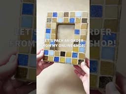 Packing Fragile Mosaic Art Like It’s My Anxiety 📦💥 ASMR Vibes Inside