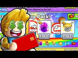 Spending All My ROBUX on HOOP FOREVER PACK in Pet Simulator 94