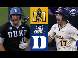 Murray State vs Duke (CRAZY!) | Winner To College World Series | 2025 College Baseball Highlights