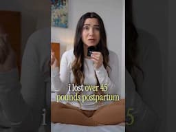 I lost 45 lbs postpartum without going to the gym 🏋️‍♀️