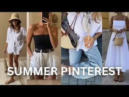 RECREATING SUMMER PINTEREST OUTFITS 2025 | Casual Outfit Ideas