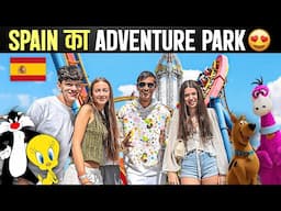 Crazy Fun with Spanish locals at Madrid Warner Bros Park 🇪🇸 | Spain Travel Vlog