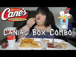 Raising Cane's Caniac Box Combo Mukbang
