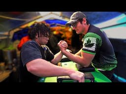 TEEN BODYBUILDER VS ARMWRESTLERS