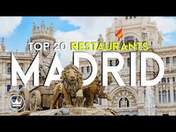 The Top 20 BEST Restaurants in Madrid, Spain (2025)