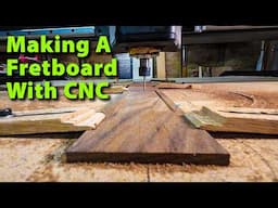 Making The Hollow And Solid Body Guitar Fretboards