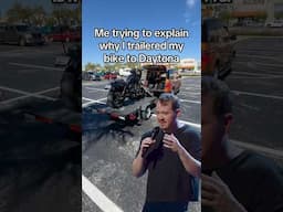 “You TRAILERED Your MOTORCYCLE?!”