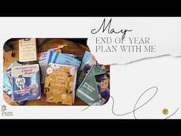 Plan with me May 2025 || 5th Grade Homeschool Planning || How I plan for the homeschool week.