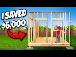 Buying A Shed Is Expensive. Do This Instead.