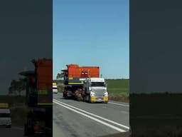 Wide load with police escort in Australia...