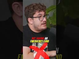 HE STILL DOESN'T HAVE AN EMERGENCY FUND?!