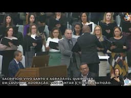 Hino Com gratidão letra e Música de Samuel Vieira Barros 08ju25 Coral do Belém Assembleia de Deus SP
