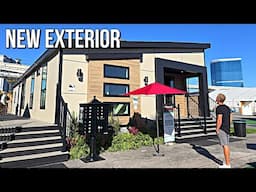 I Found a PREFAB HOME at the Home Show with a Brand New Exterior!
