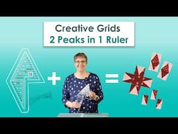 Creative Grids 2 Peaks in 1 Ruler