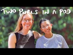 MAKE 9 FOR 2025 ⭐️ Two Purls reunited featuring the chaos of filming outdoors 🦜 (a knitting podcast)