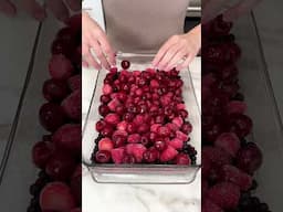 Easy berry dessert  #easyrecipe #recipe #dessert #berry #cake #cookie #baking