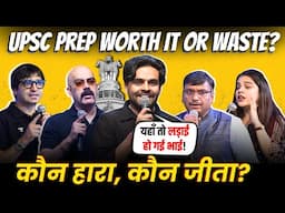HEATED UPSC Debate: Dream or Trap? Satish Ray, Saloni Khanna, Vijender Masijeevi, Sidharth,Sarmad