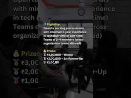 AI Hackathon with ₹3 Lakh Prize – Apply Now!