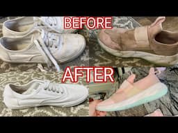 The Best and Easiest Way to Clean White Shoes// Oxiclean/ Stephanie McQueen
