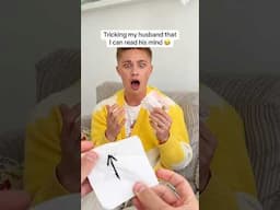 Can I REALLY Read My Husbands Mind? 💀😂 #shorts #prank #funnyvideos