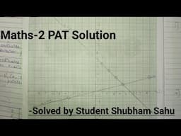 PAT Solution Maths2 Class 9th Geometry Maths-2