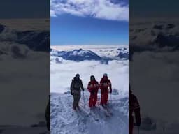 ❄️ Spring Skiing in the French Alps! Epic Snow & Views 🏔️⛷️ #springskiing #frenchalps #skivibes