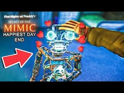 Becoming FRIENDS with the MIMIC END! Try not to cry! (FNAF Secret of the Mimic Endings)