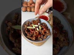Air Fryer Crispy Chilli Beef Recipe {Gluten Free}  #recipe #glutenfree #airfryer