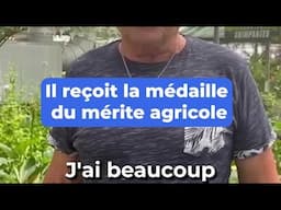 "Beaucoup d'émotion" : ce pépiniériste de Mandelieu-la-Napoule reçoit la médaille du mérite...
