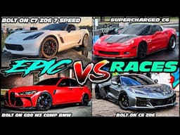 EPIC STREET RACING - C7 Z06 BOLT ONS, G80 M3 COMP, C6 SUPERCHAGRED, C5 Z06, GTR, GT500, ROUSH S550