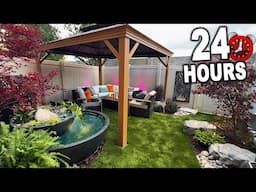 SMALL Space, BIG Transformation - Pond Built in 24 Hours