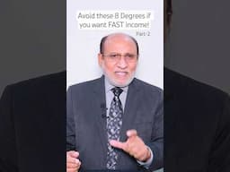 Part-2 Avoid these 8 #Degrees if you want FAST income #earning student #career #yousufalmas