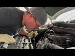 Belt Replacement on GM 2020+ 5.3L & 6.2L With Zipties, No music.