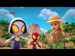🦎 Wyspa jaszczurek | Spidey i super-kumple | Disney Junior Polska