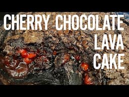 Cherry Chocolate Lava Cake - your new favorite Dutch Oven treat