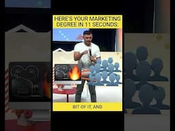 Here's an entire marketing degree in 11 seconds