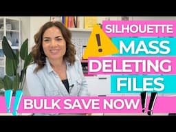 ⚠️ Save Your Silhouette Designs Before Silhouette Deletes Them (Hurry)