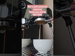 Not so good espresso #better_tomorrow #espresso #bottomless_extraction