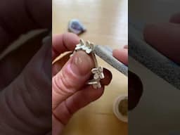 Amethyst Lilac Pendant from Fine Silver Clay (from 2021)