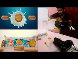 I made a Biscuit Commercial at home | Milk Bikis ad