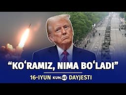 Zarba almashishda davom etayotgan Eron-Isroil va Trampning harbiy paradi – kun dayjesti