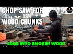 BUSTING OUT THE CHOP SAW #FIREWOOD