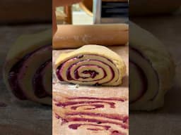 Blueberry cream cheese rolls. #rolls #brioche #sourdough