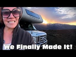 Finally Camping On BLM Again & Traveling Highway 395 | Nomad RV Life