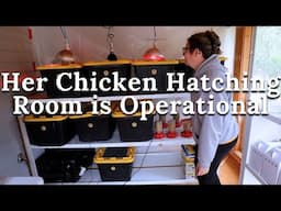 Katie's Brooder Setup for Chicken Business & Installing Farmhouse Sink // 1930's farmhouse Ep 89