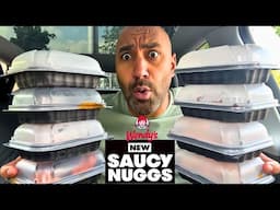 Wendys New Saucy Nuggets Review -  All 7 Flavors!