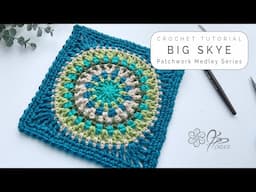 Big Skye Granny Square - Patchwork Medley Crochet Blanket