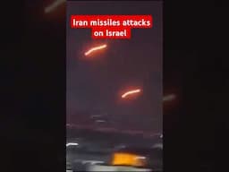 Iran Missiles attacks on Israel #viralvideo #duet #iran #israel #warzone #news #shorts